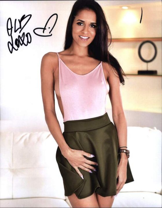 Abby Lee Brazil signed 8x10 poster