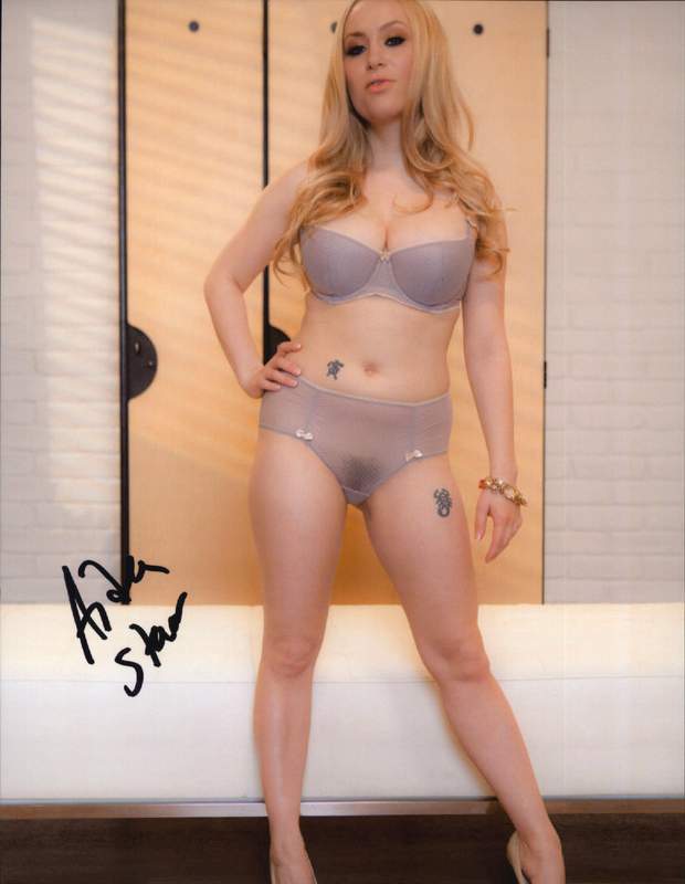 Aiden Starr signed 8x10 poster