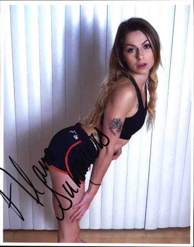 Alana Summers signed 8x10 poster