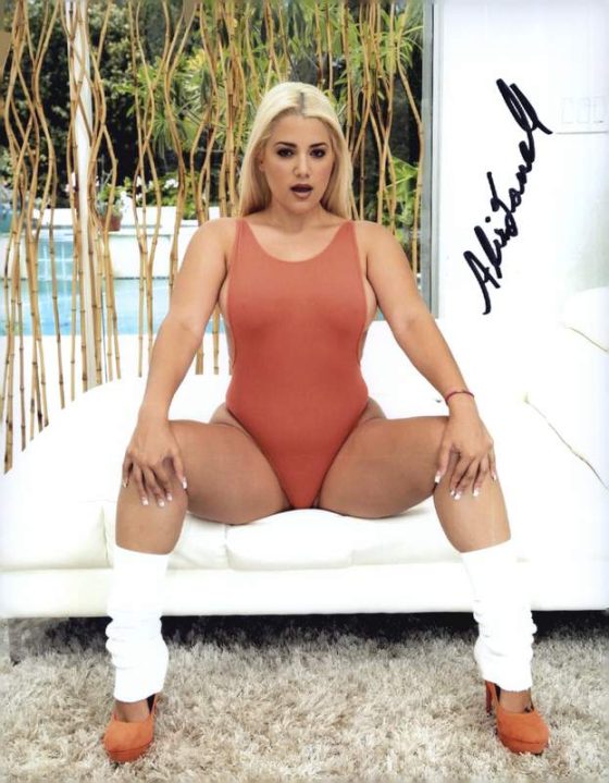 Alix Lovell signed 8x10 poster