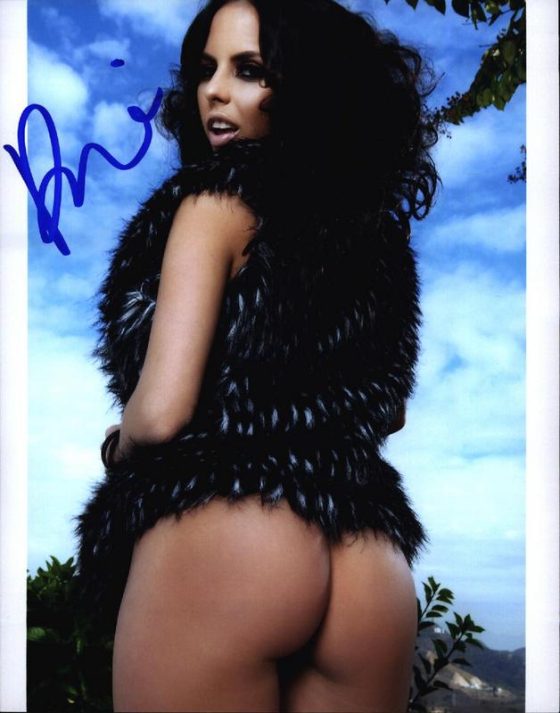 Brandy Aniston signed 8x10 poster