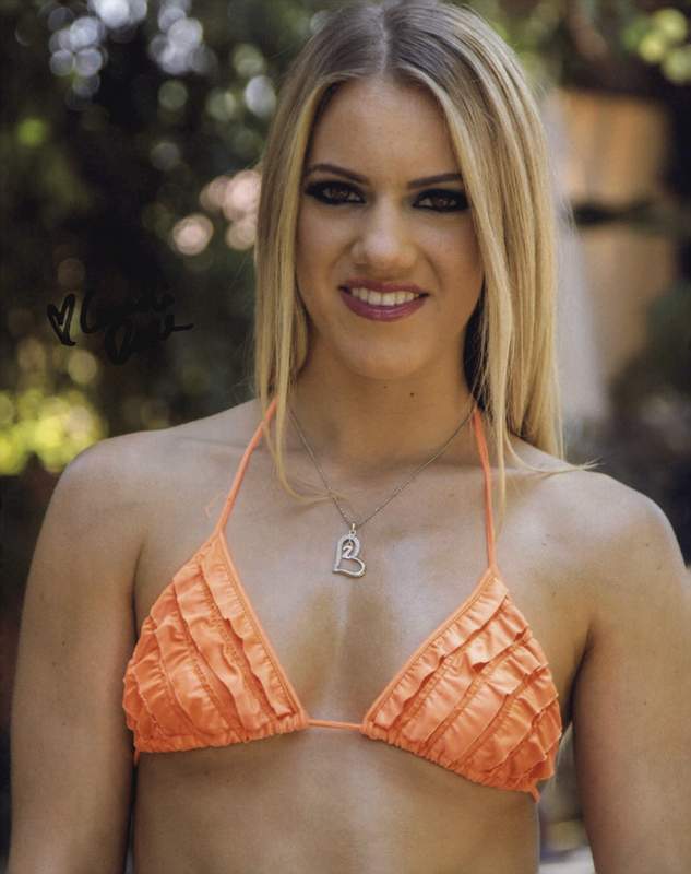 Candice Dare signed 8x10 poster