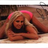 Carla Cox signed 8x10 poster