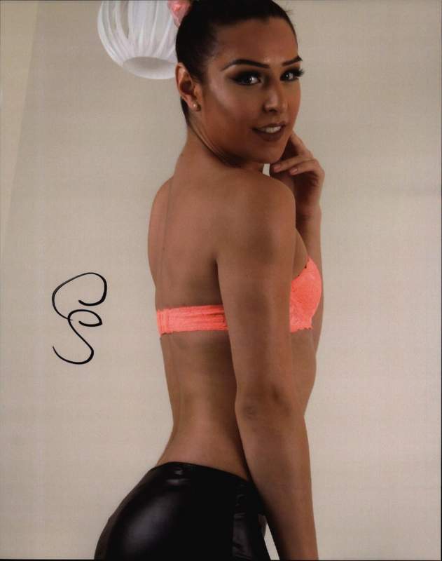 Chanel Santini signed 8x10 poster