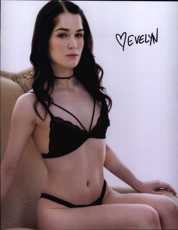Evelyn Claire signed 8x10 poster