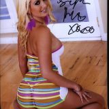 Layla Price signed 8x10 poster