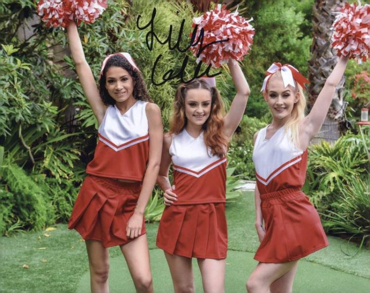 Lily Glee signed 8x10 poster