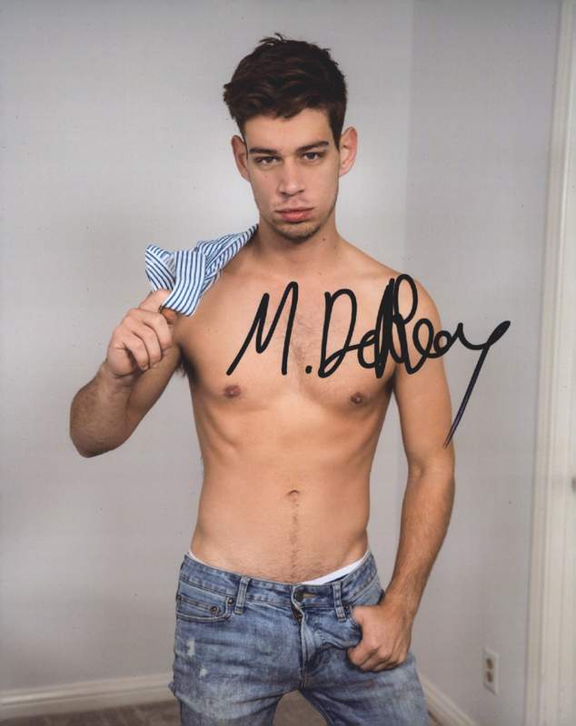 Michael Delrey signed 8x10 poster