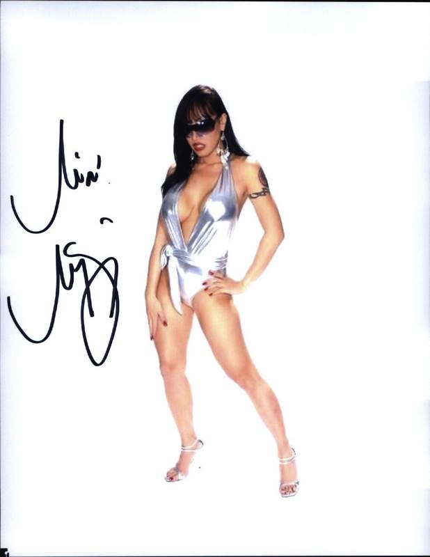 Mimi Miyagi signed 8x10 poster