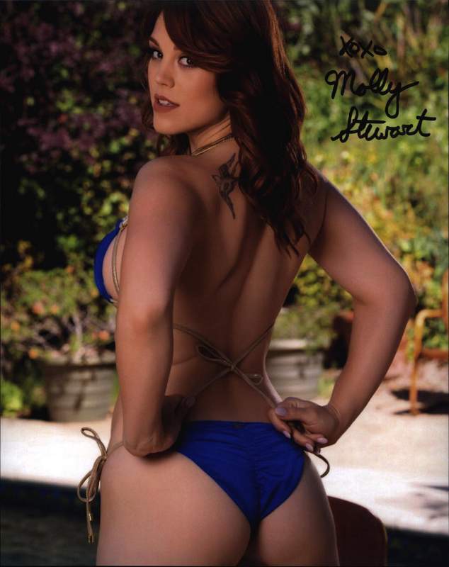 Molly Stewart signed 8x10 poster