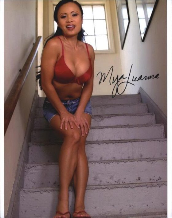 Mya Luanna signed 8x10 poster