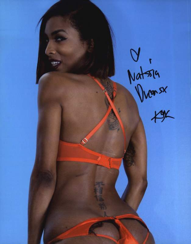 Natassia Dreams signed 8x10 poster