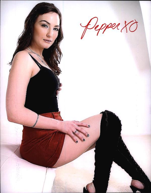 Pepper XO signed 8x10 poster