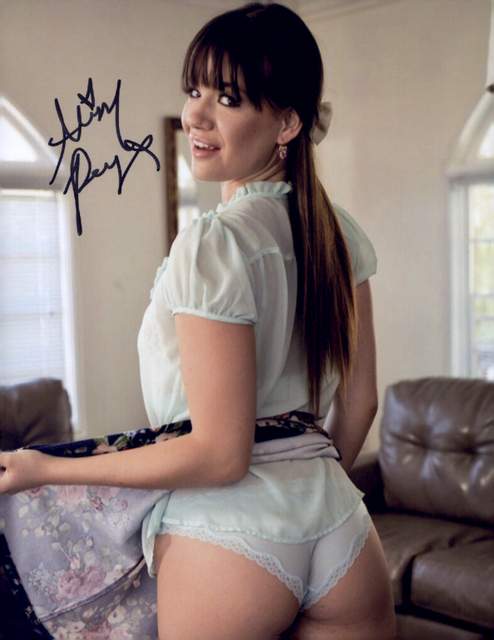 Alison Rey signed 8x10 poster
