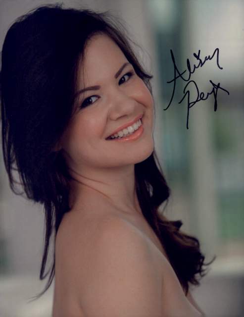 Alison Rey signed 8x10 poster