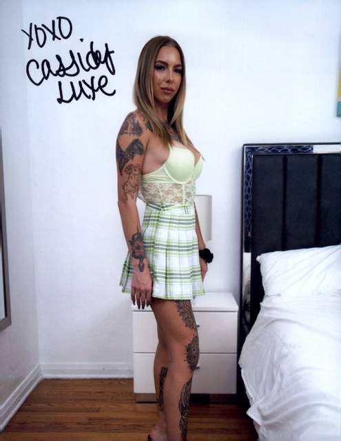Cassidy Luxe signed 8x10 poster