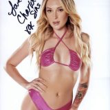 Charlotte Sins signed 8x10 poster