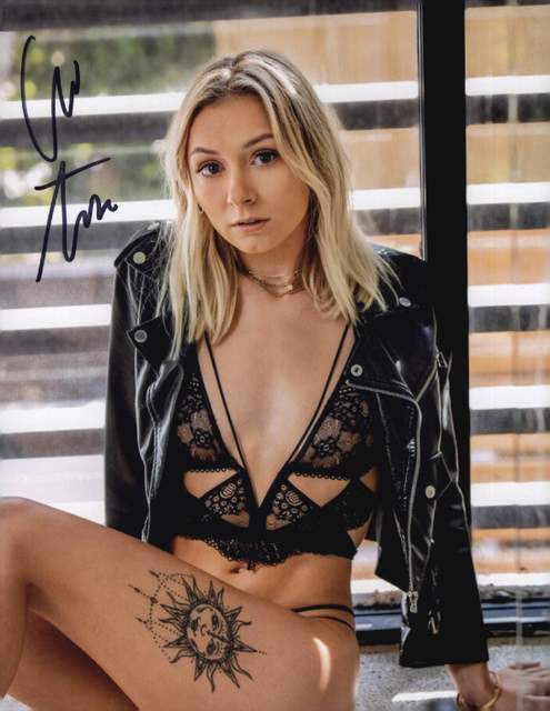 Chloe Temple signed 8x10 poster