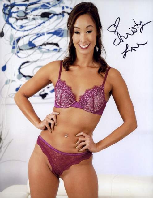 Christy Love signed 8x10 poster