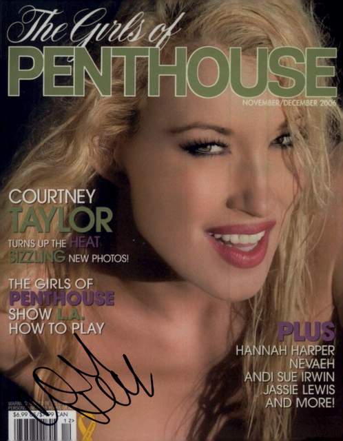 Courtney Taylor signed 8x10 poster