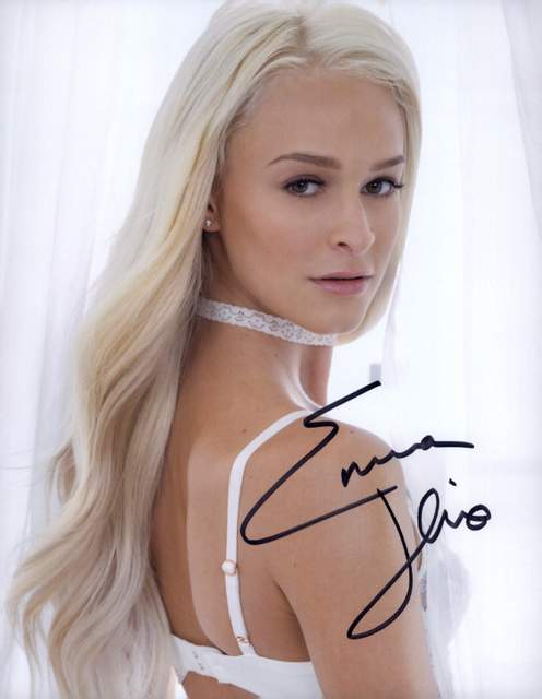 Emma Hix signed 8x10 poster
