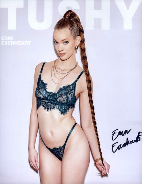Erin Everheart signed 8x10 poster