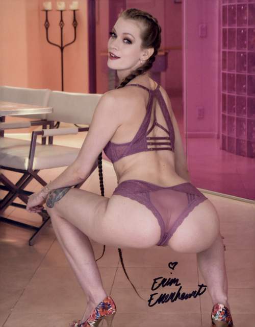 Erin Everheart signed 8x10 poster