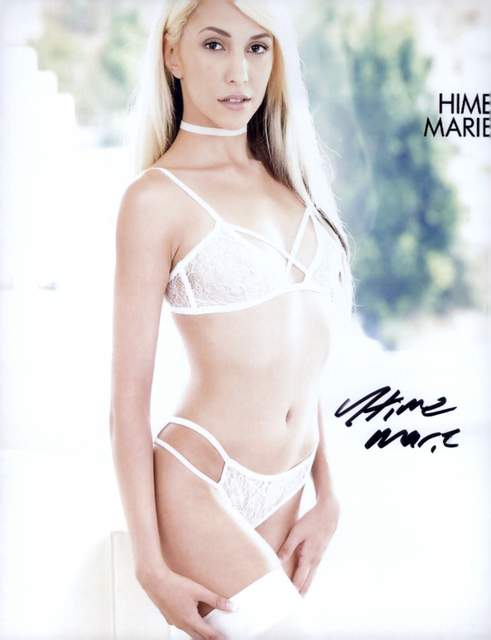 Hime Marie signed 8x10 poster