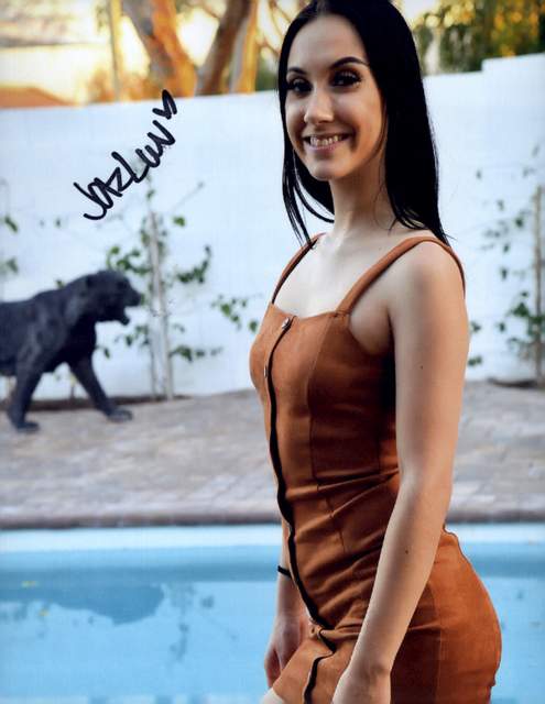 Jazmine Luv signed 8x10 poster