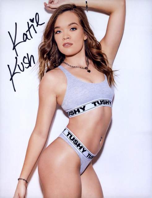 Katie Kush signed 8x10 poster