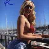 Kay Lovely signed 8x10 poster