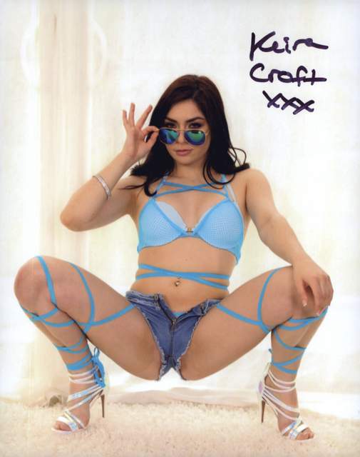 Keira Croft signed 8x10 poster