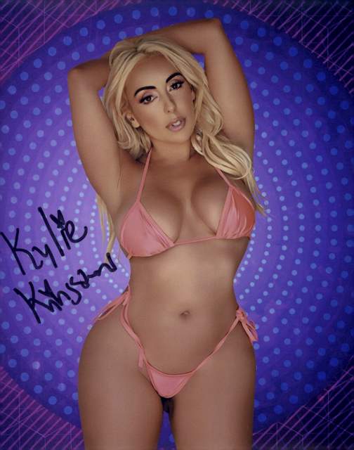 Kylie Kingston signed 8x10 poster