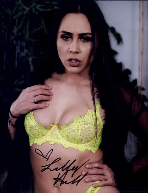 Lilly Hall signed 8x10 poster