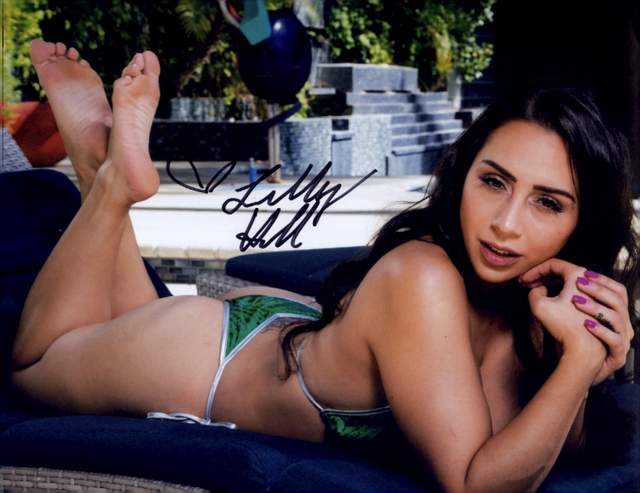 Lilly Hall signed 8x10 poster