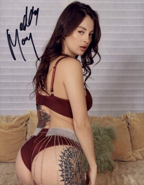 Maddy May signed 8x10 poster