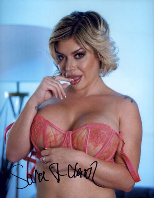 Sara St Claire signed 8x10 poster