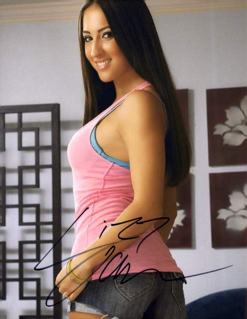 Lizz Taylor signed 8x10 poster