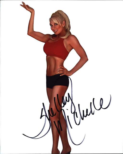 Shelley Michelle signed 8x10 poster