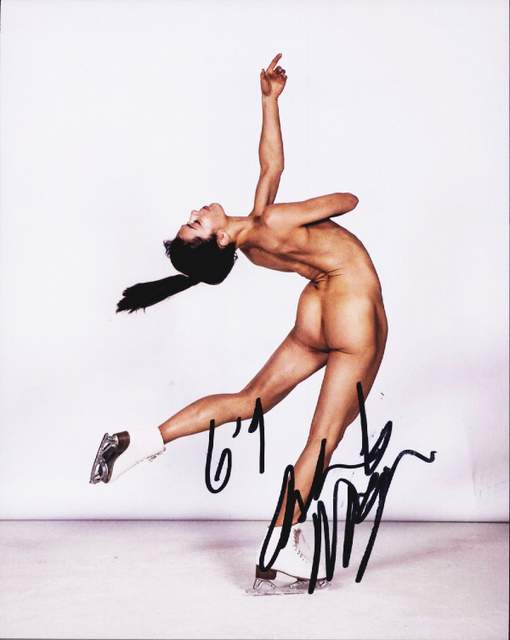 Ashley Wagner signed 8x10 poster