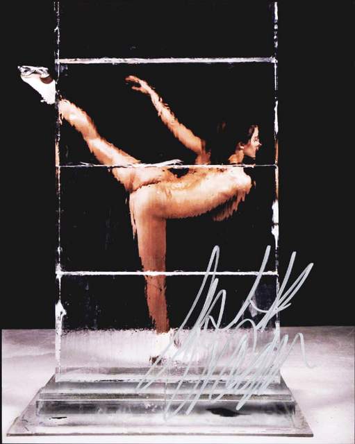 Ashley Wagner signed 8x10 poster