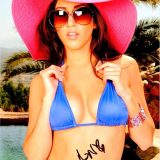 April Oneil signed 8x10 poster
