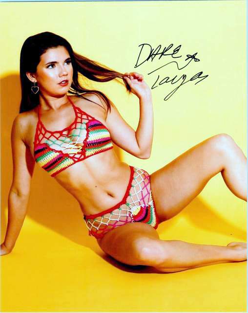 Dare Taylor signed 8x10 poster