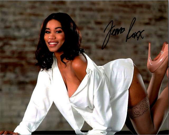 Jenna Foxx signed 8x10 poster