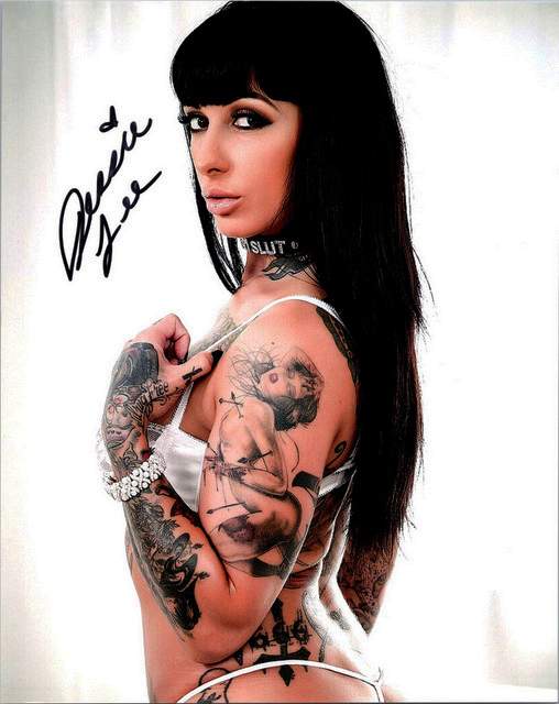 Jessie Lee signed 8x10 poster