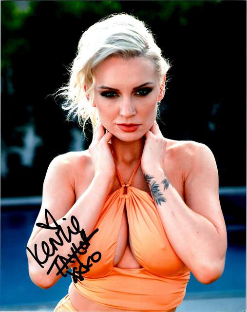 Kenzie Taylor signed 8x10 poster