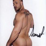 Gay entertainment Austin Wolf signed 8x10 poster