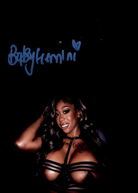 Baby Gemini signed 8x10 poster