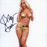 Britney Amber signed 8x10 poster