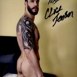 Gay entertainment Cliff Jensen signed 8x10 poster